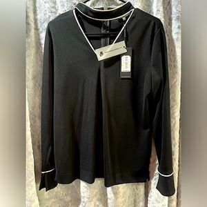 Karl Lagerfeld Women’s Medium Bell Sleeve NWT Dress Blouse